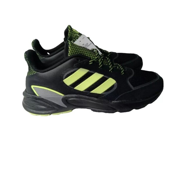 adidas 90s Valasion Shoes Men\'\'s Size 9 Sneakers Black Hi-Res Yellow EG5639 main image 4